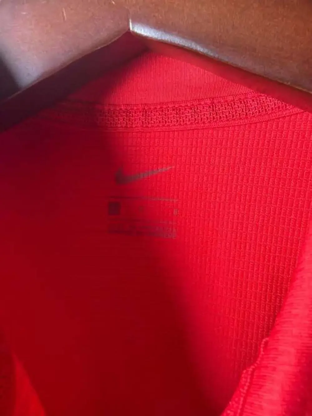 Nike Dri-FIT Womens Red St.‎ John's University SJ Athletics Polo Shirt Large